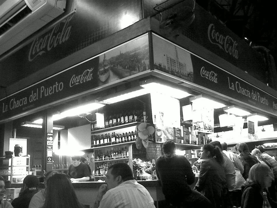 People gathered at La Chacra del Puerto in Montevideo